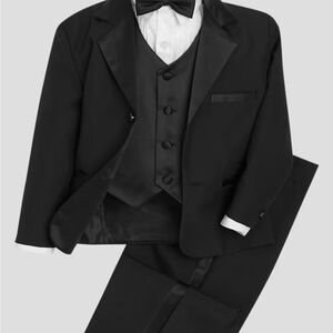 Elegant Black Kids Tuxedo Set
